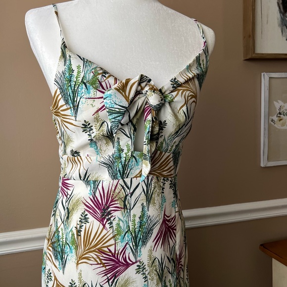 Tropical Spaghetti Strap Dress NWT - Picture 2 of 4